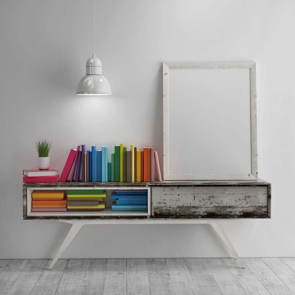 colorful sideboard