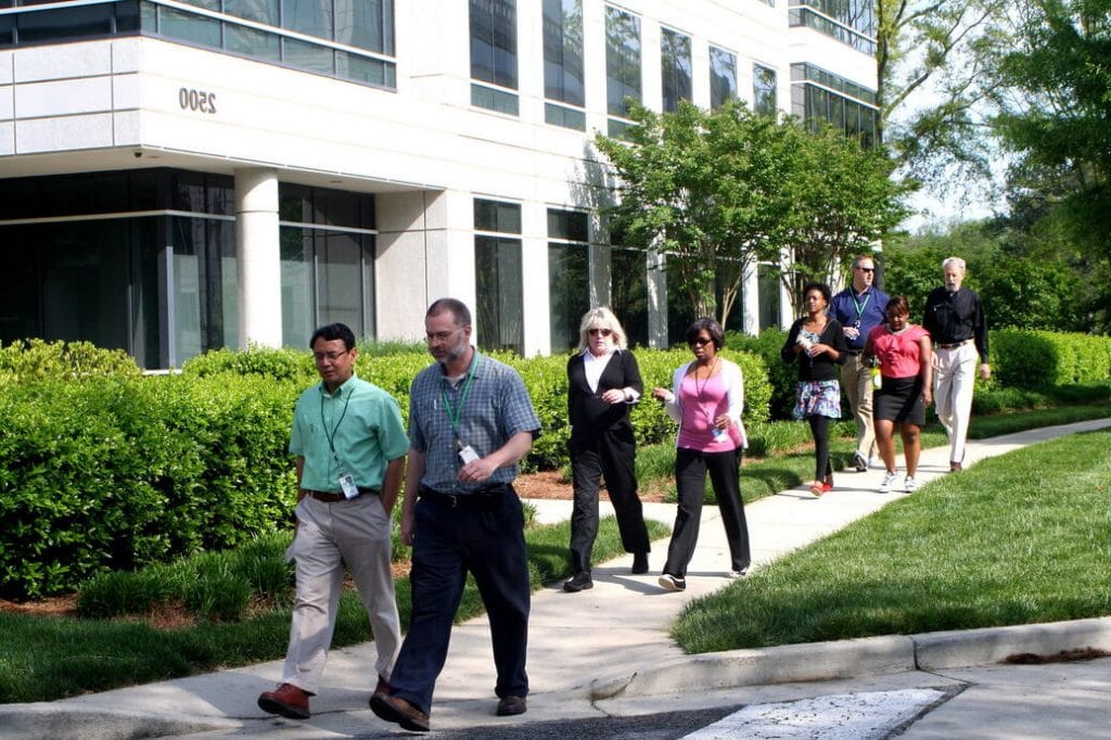 Colleagues participating in the office of safety