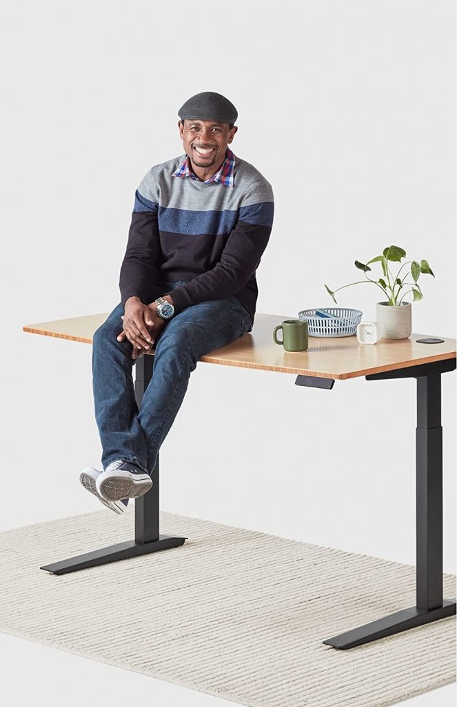 man sitting on jarvis desk