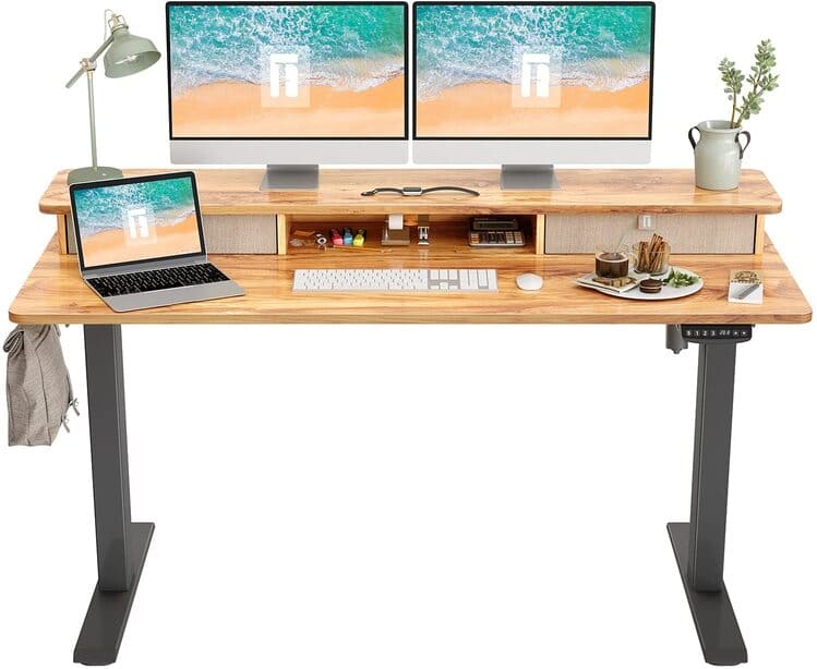  FEZIBO Height Adjustable Electric Standing Desk