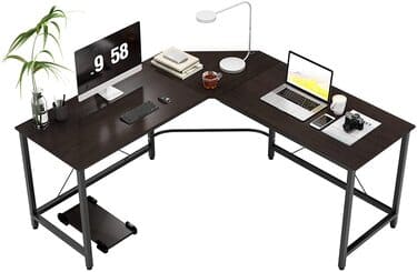 DlandHome L-Shaped Computer Desk