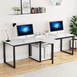 Tribesigns 94.5 inch Two Person Desk