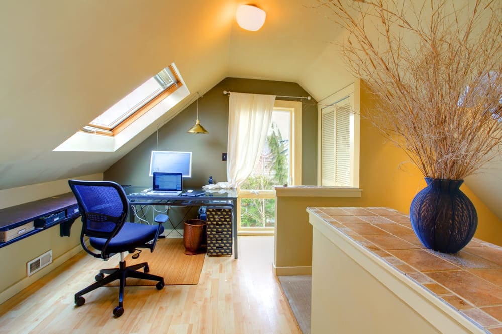 attic home office