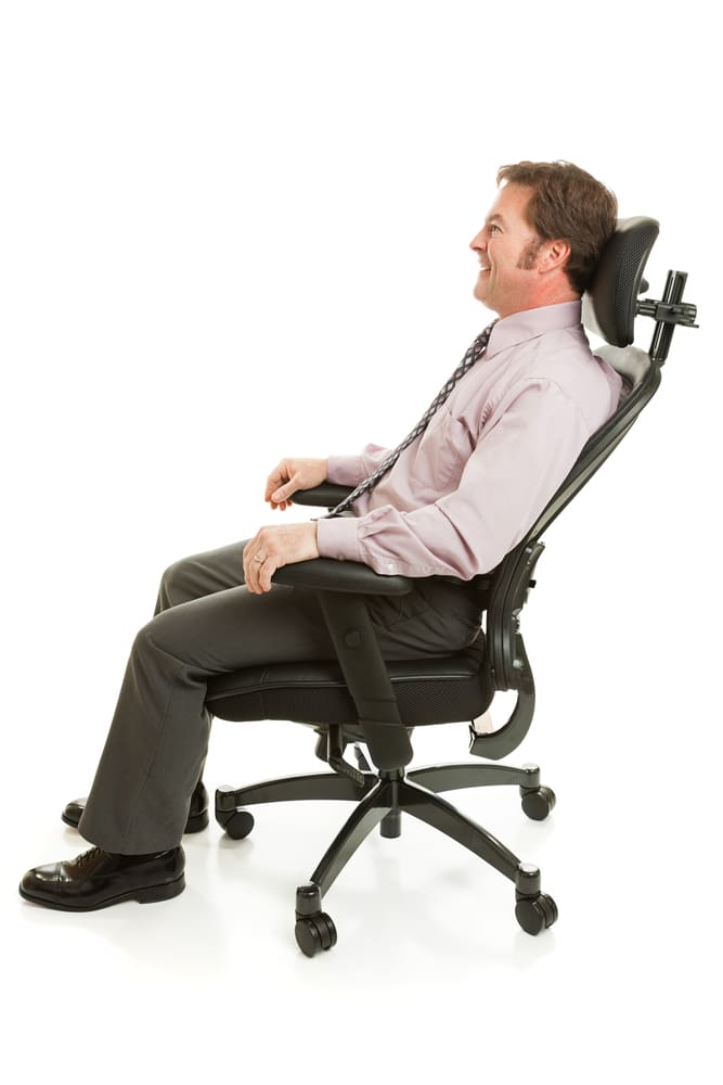 ergonomic chair with headrest