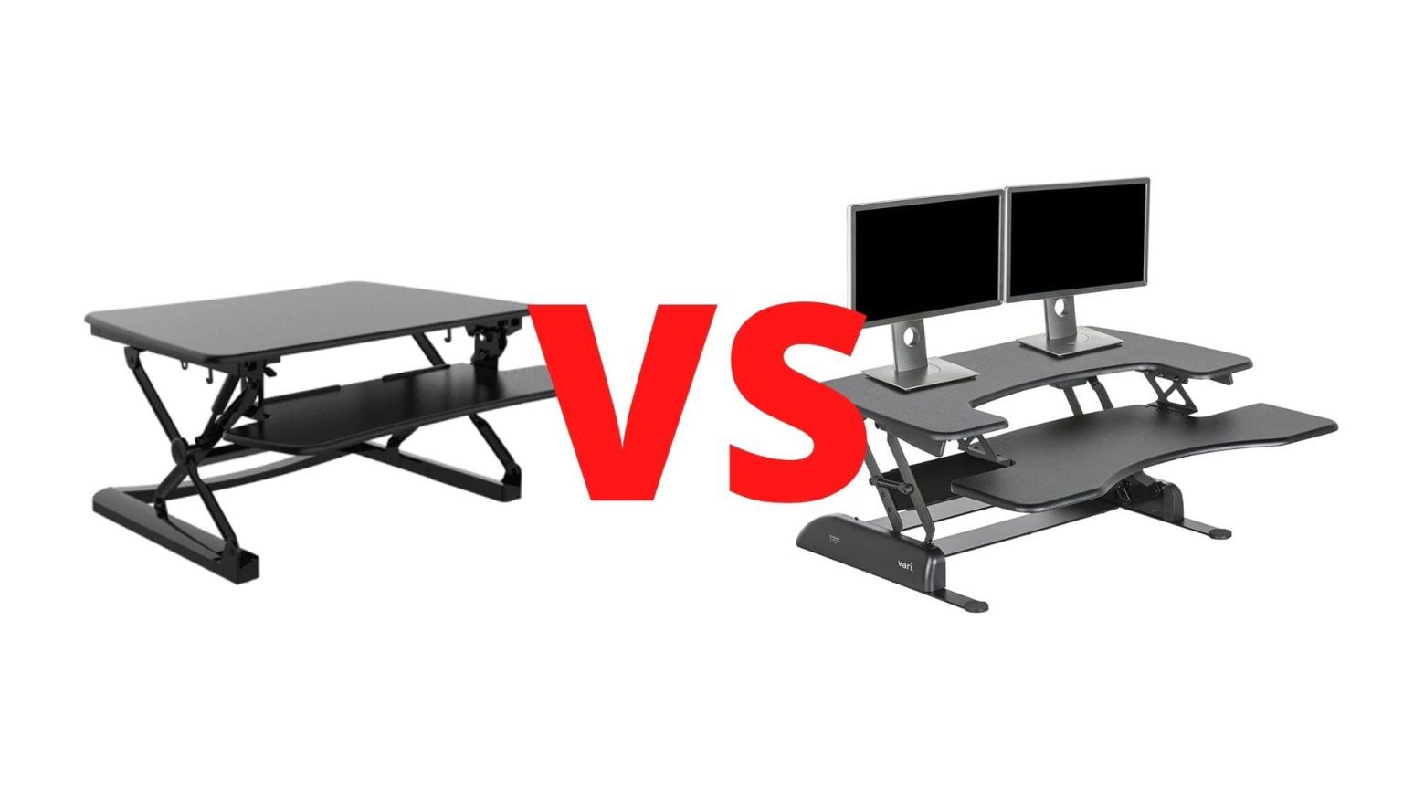 Flexispot vs Varidesk Battle For The Best Standing Desk Converter