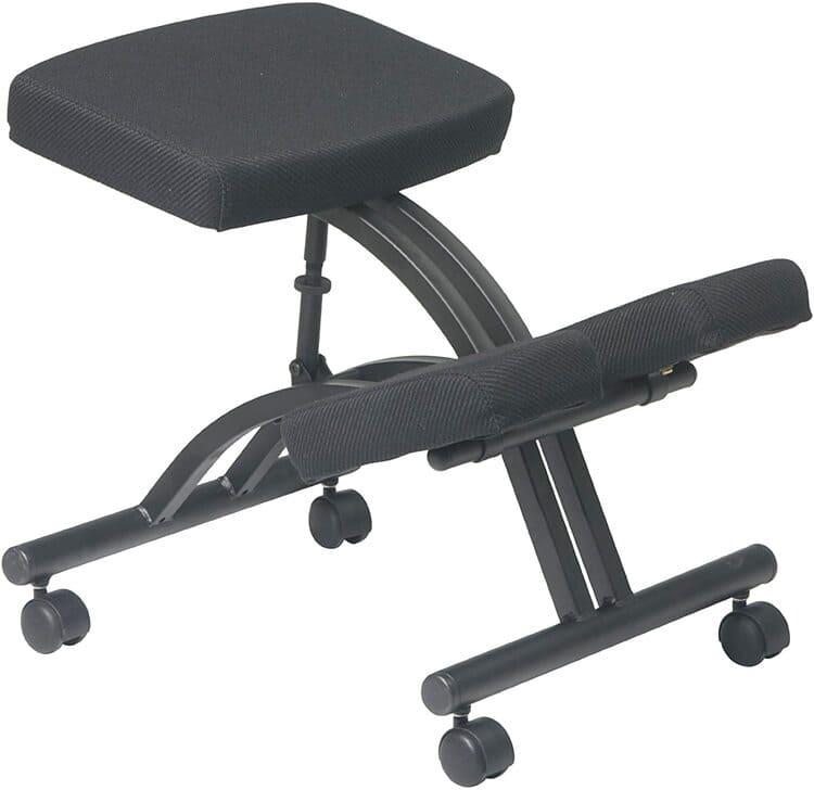 Office Star Ergonomically Designed Knee Chair with Casters
