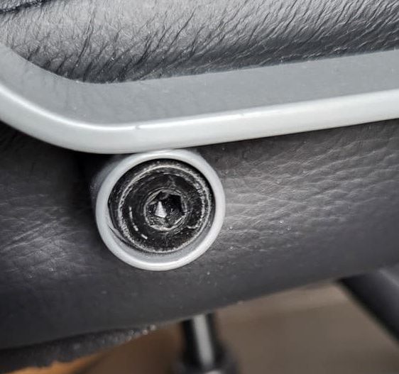 lose bolts on squeaky office chair