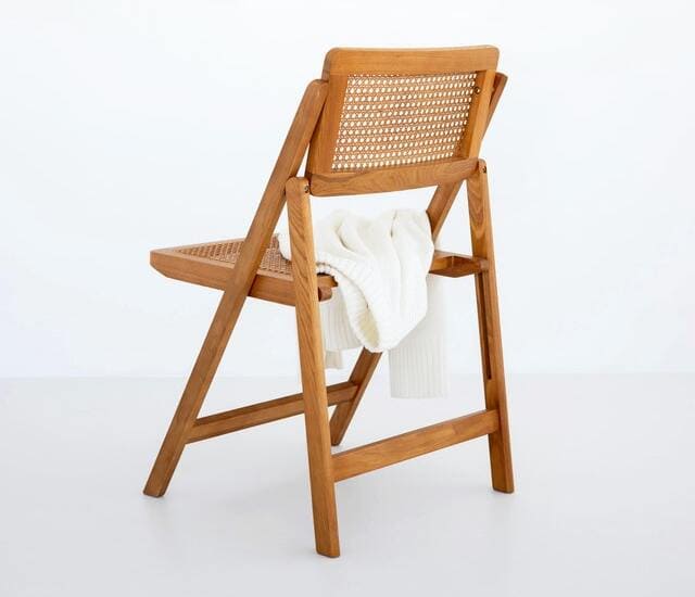 wooden squeaky chair